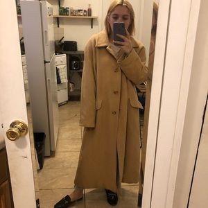 Long Camel Hair Coat